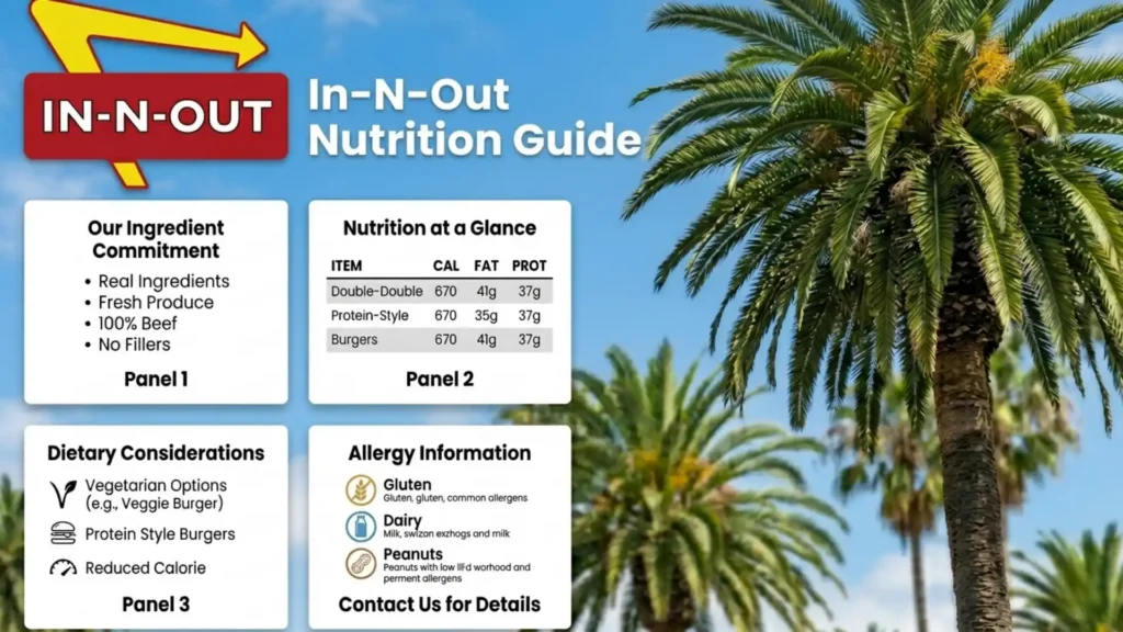 In-N-Out Nutrition Menu