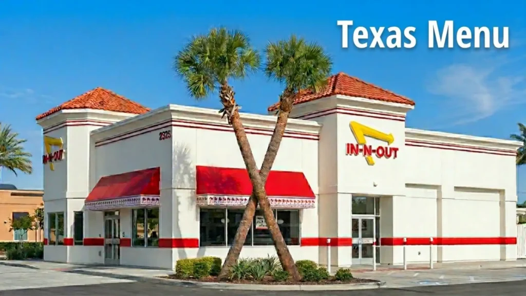 In-N-Out Texas Menu